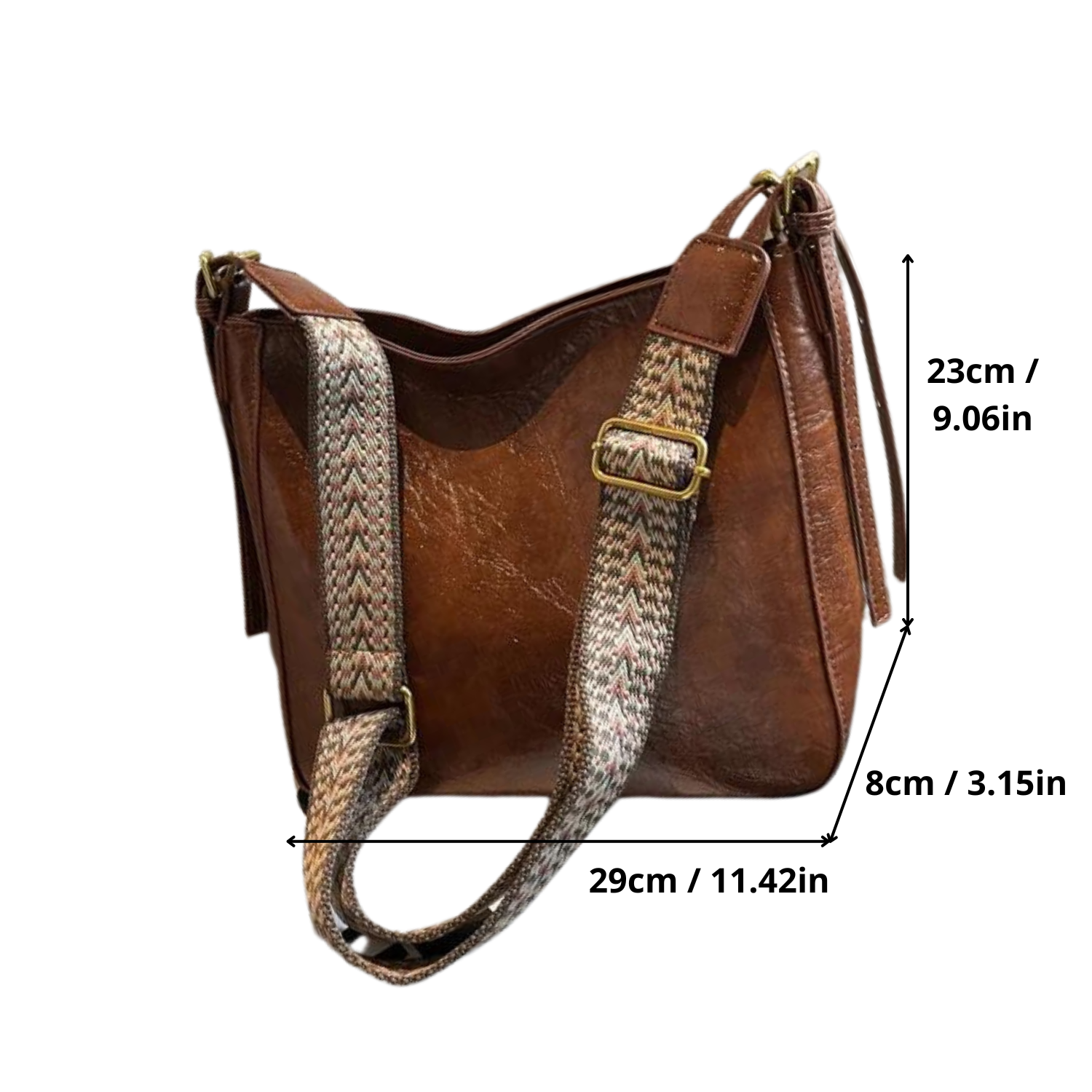 Bohemian Textured Large Capacity Tote Bag