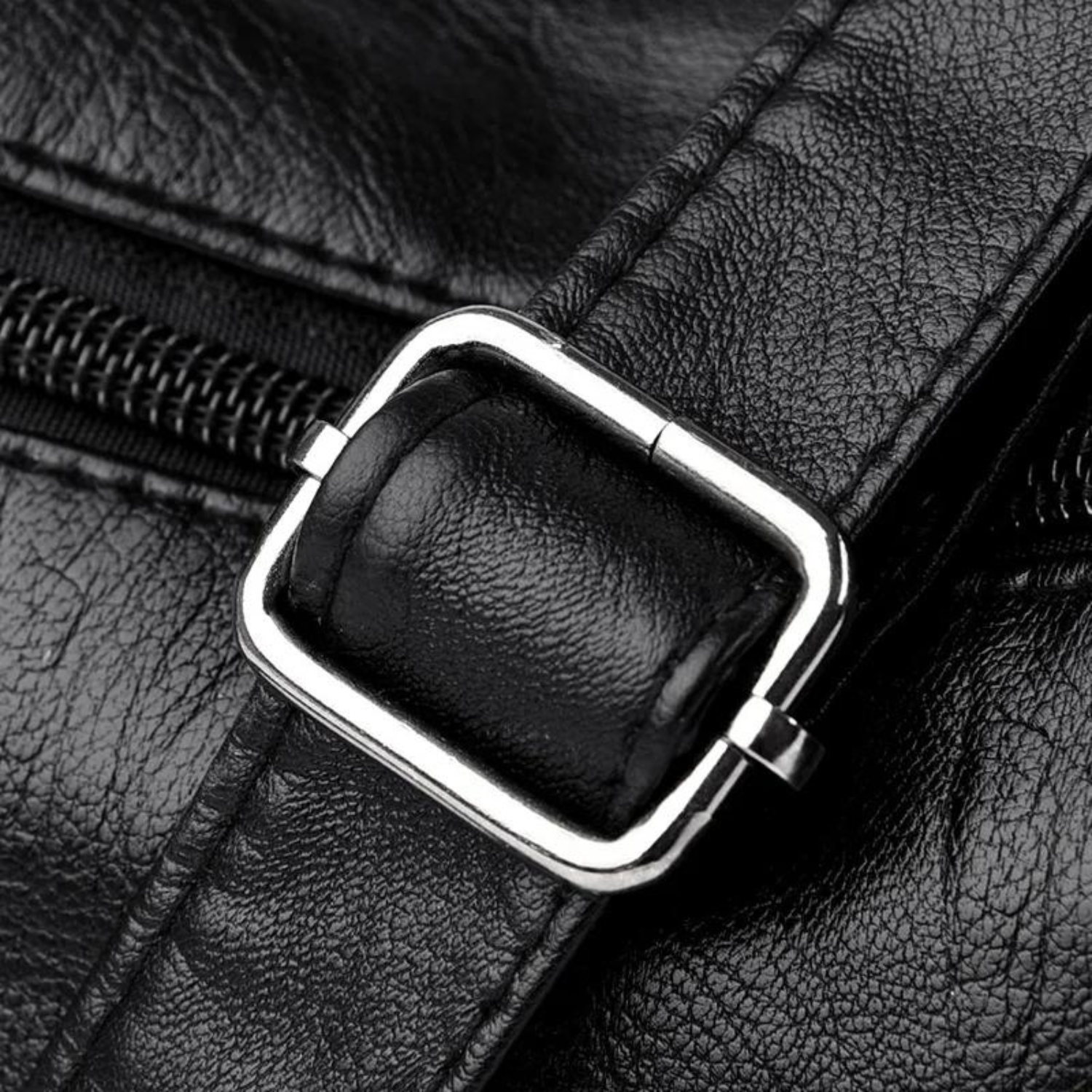 Versatile Pocketed Leather Crossbody Bag