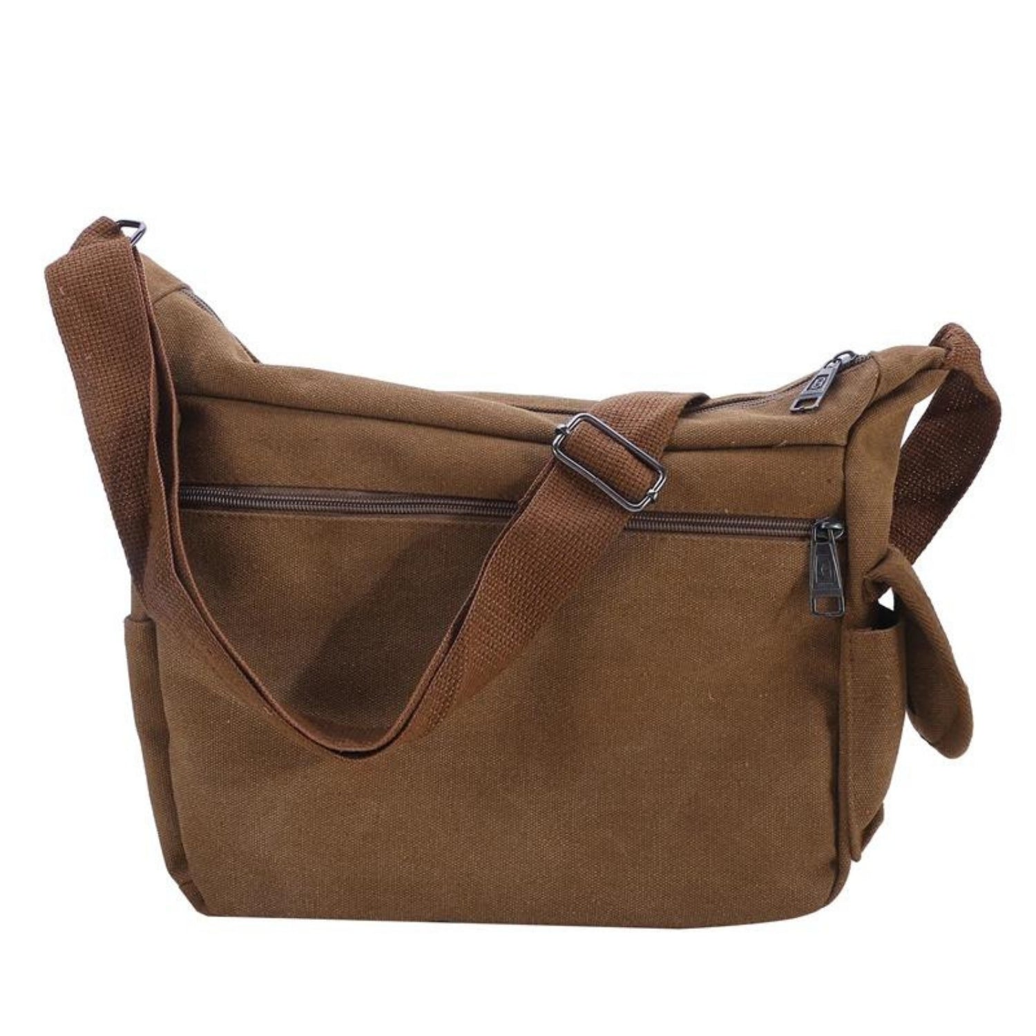 Rugged Vintage Canvas Messenger Bag