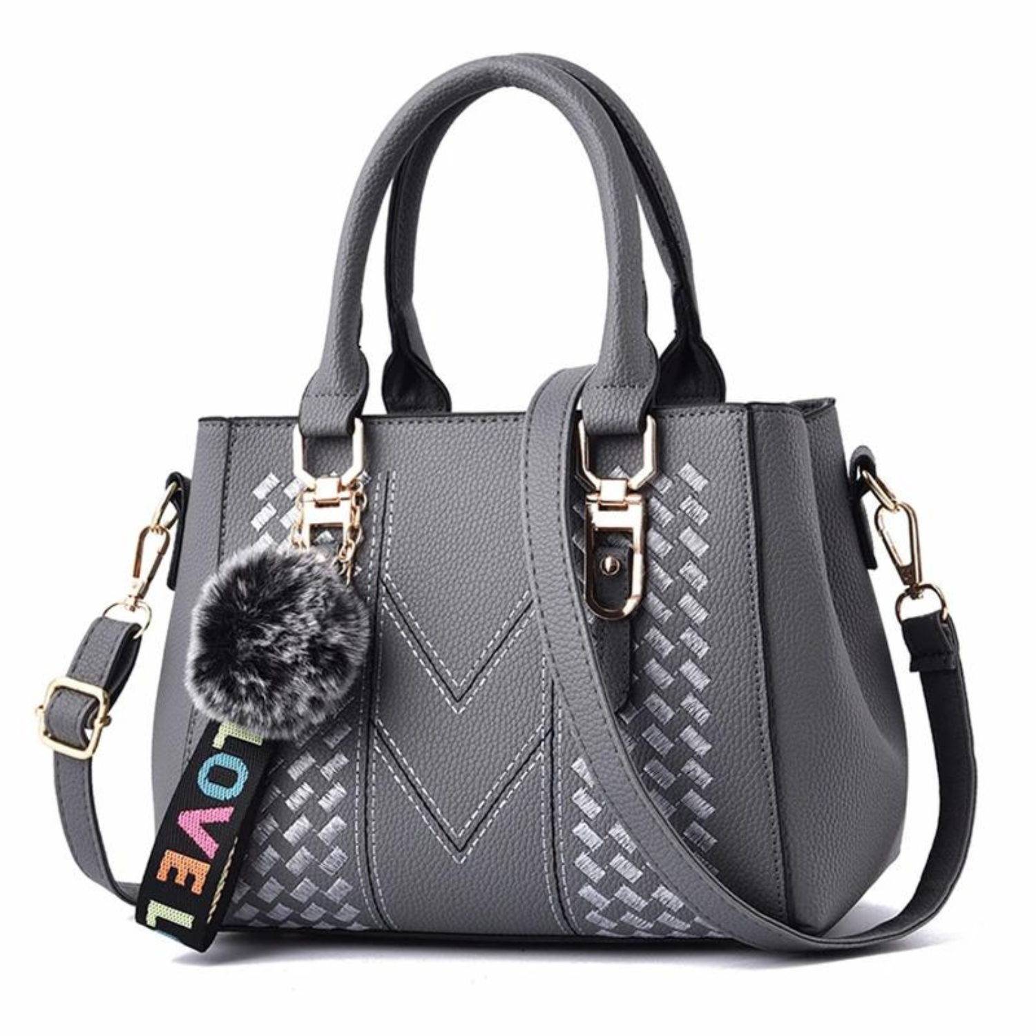 Chic Vintage PU Leather Tassel Handbag