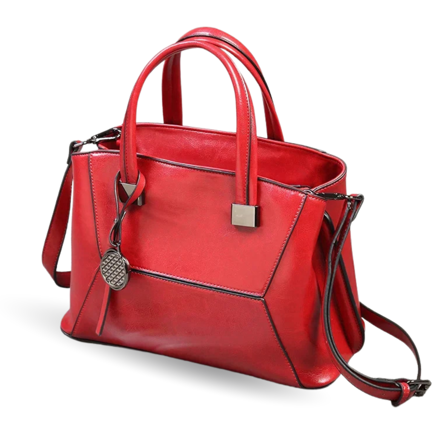 Luxury Leather Tote Bag – Elegant Handbag with Large Capacity