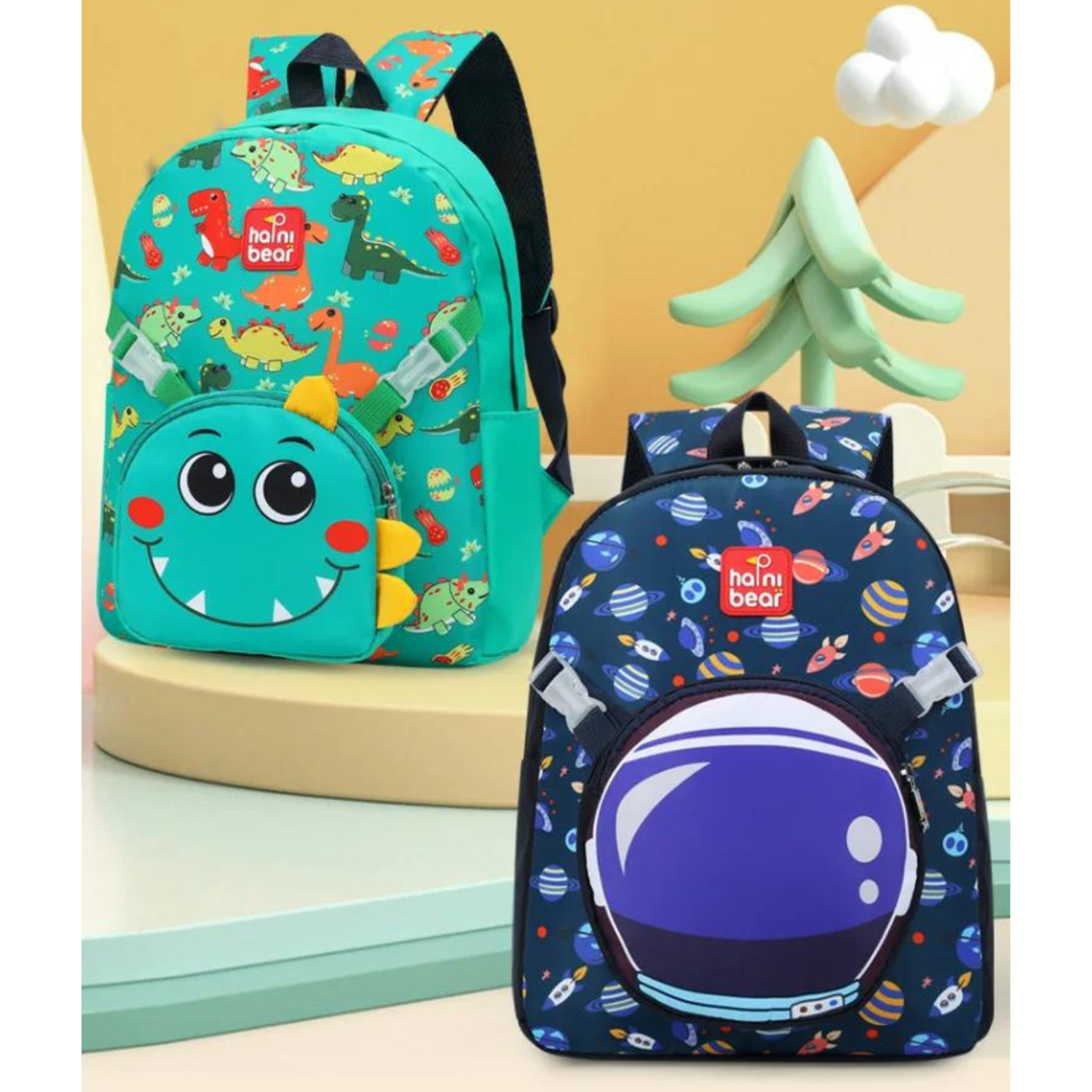 Happy Critter Kids' Backpack - Vibrant and Waterproof