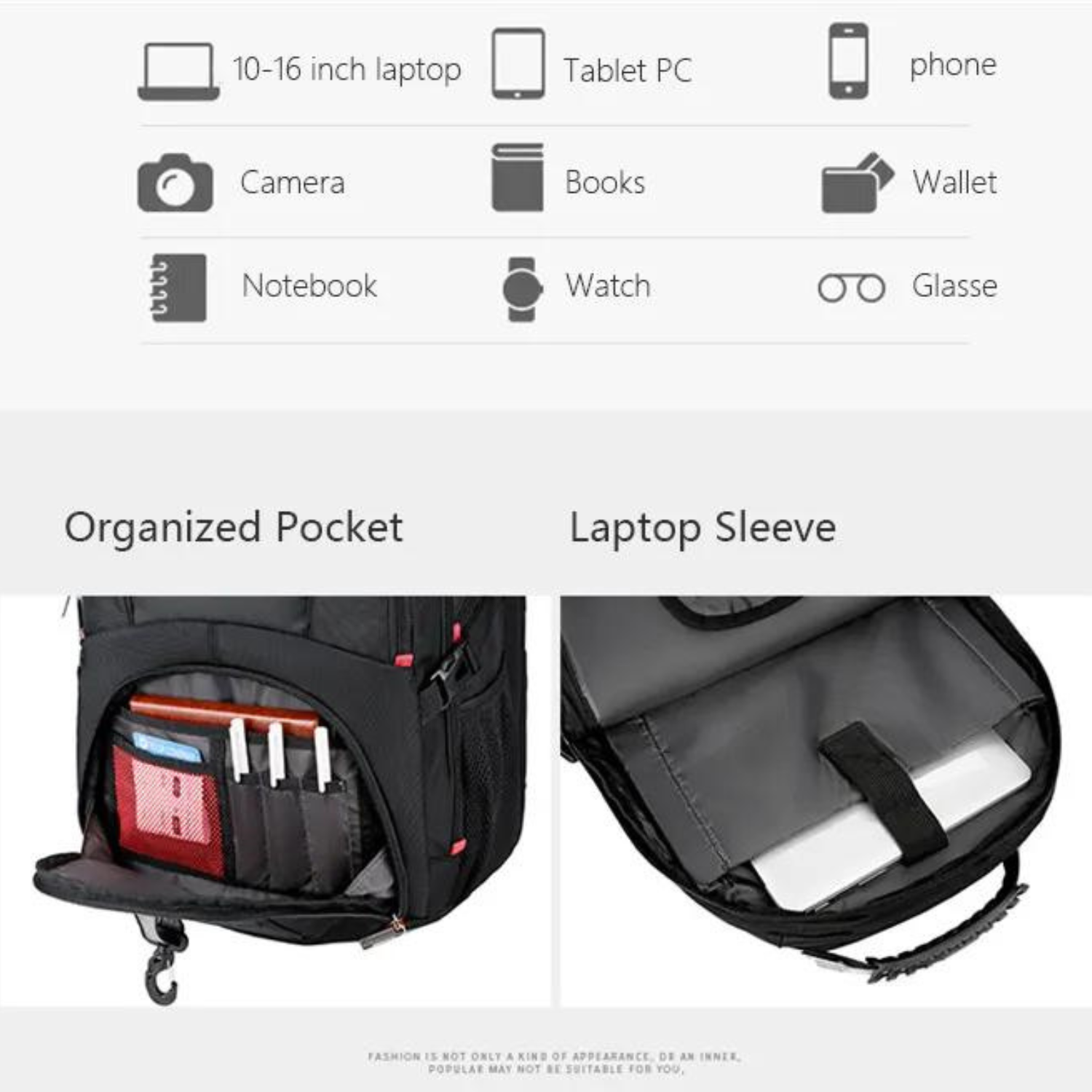 Swiss-Designed Water-Resistant Travel Bag with USB Port