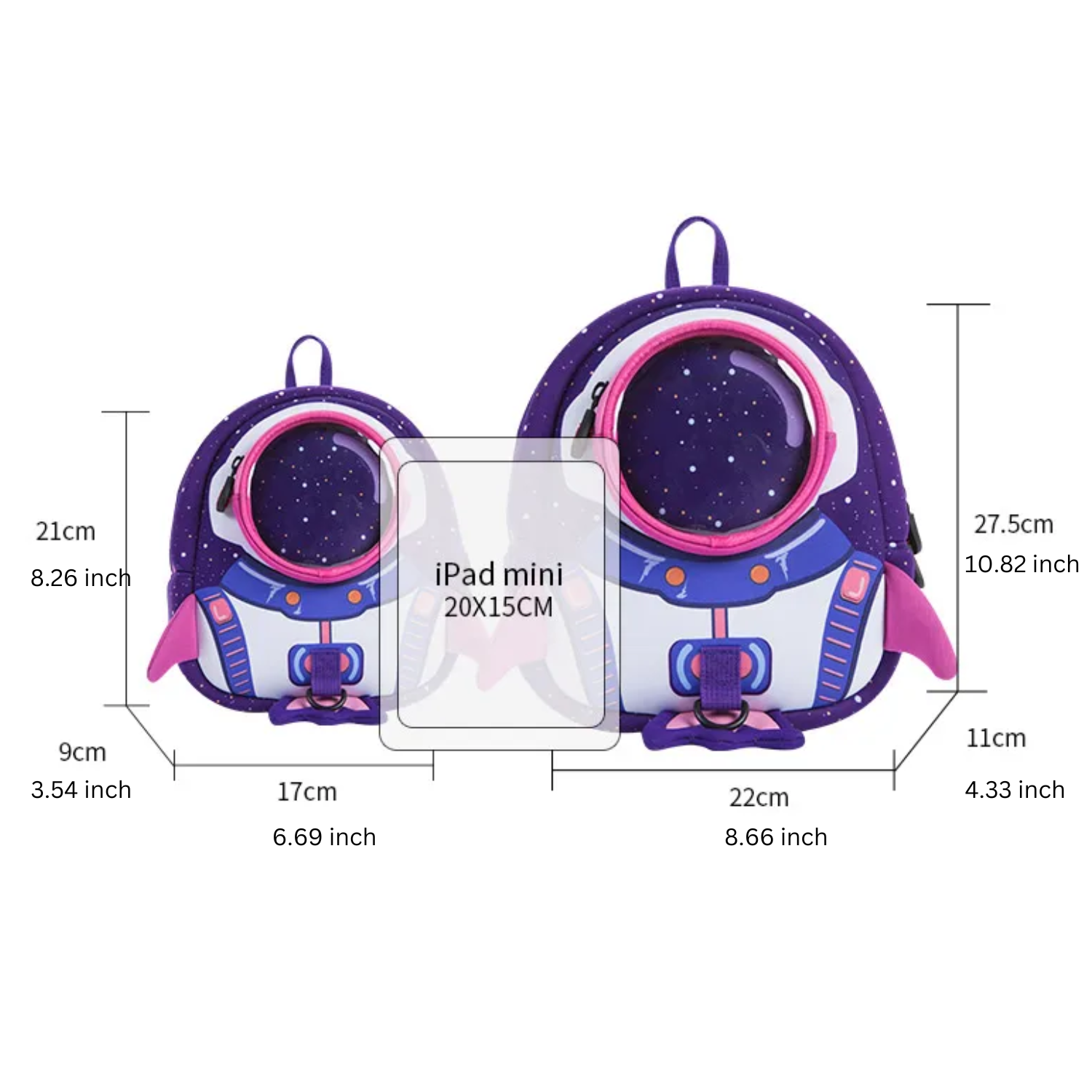 Cosmic Explorer Astronaut Backpack Set