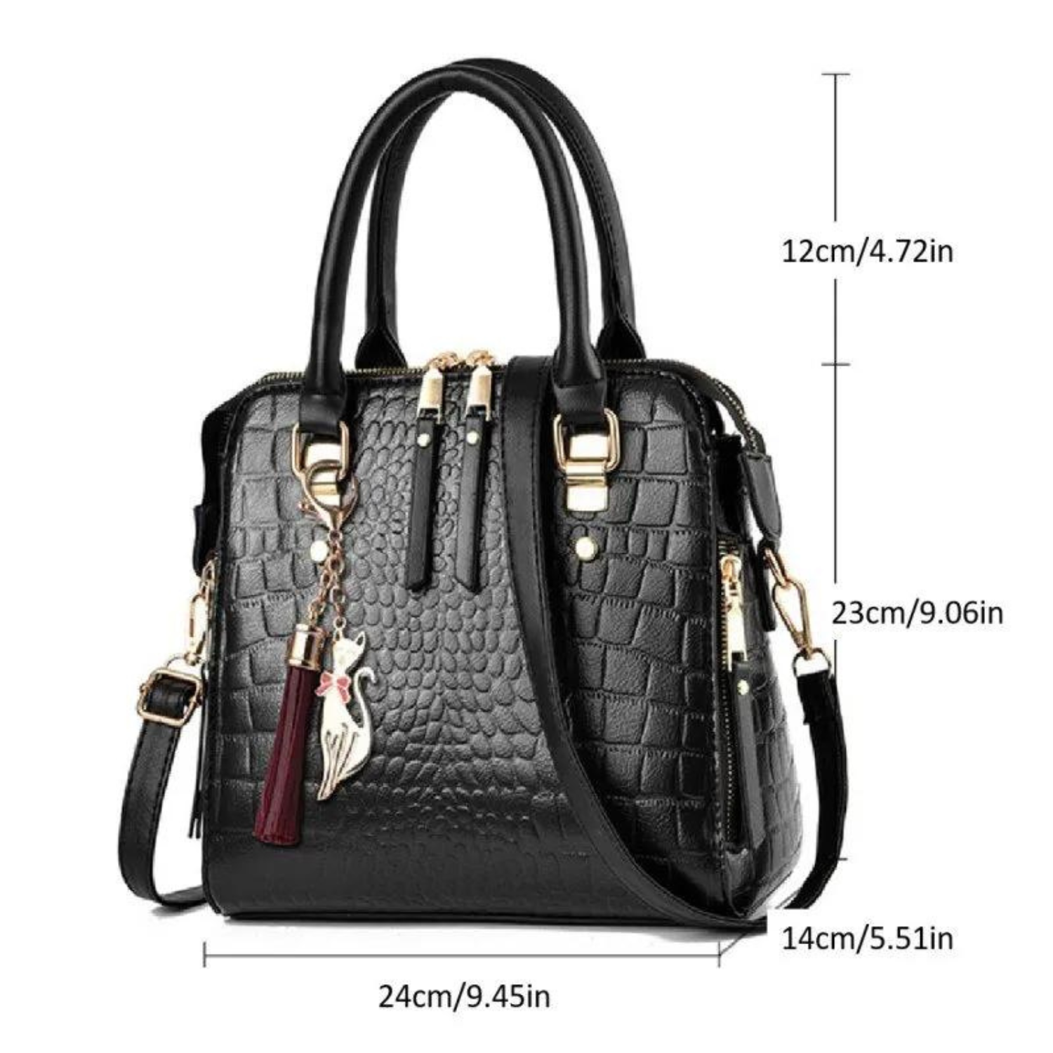 Vintage Crocodile Skin Women's Luxury Tote