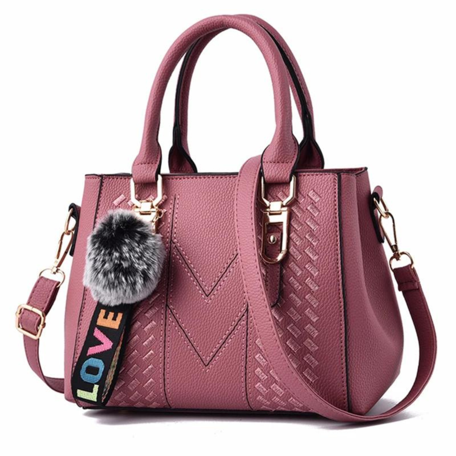 Chic Vintage PU Leather Tassel Handbag