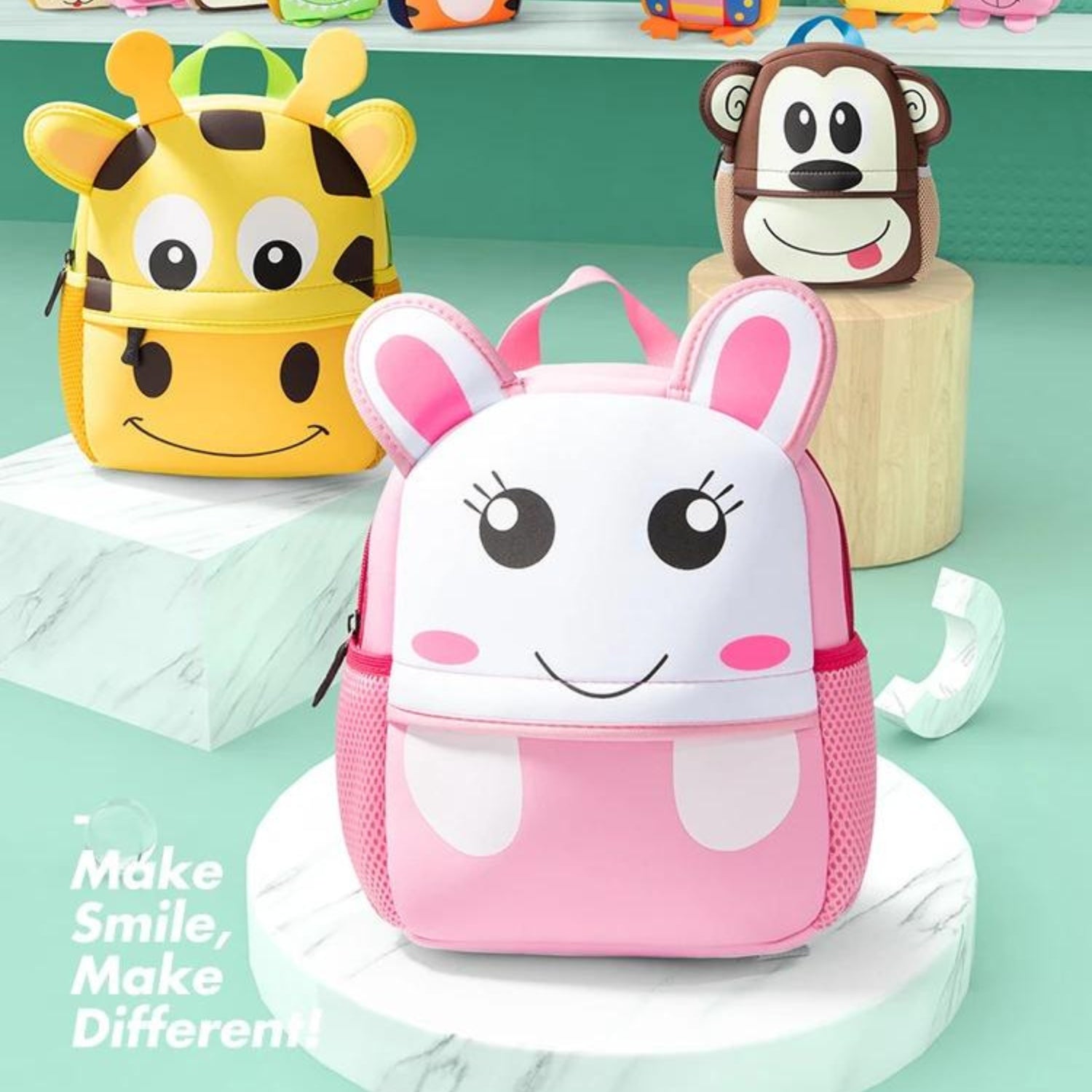 Jungle Pals Toddler Backpack - Adorable Animal Edition