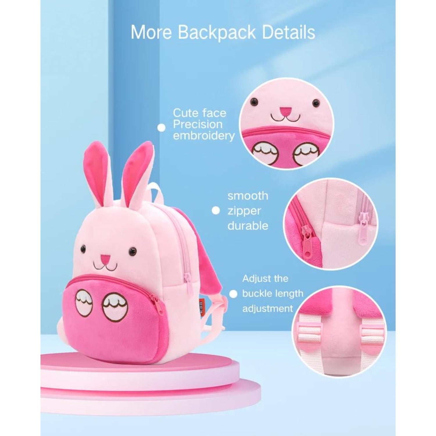 Soft Plush Animal Toddler Backpacks