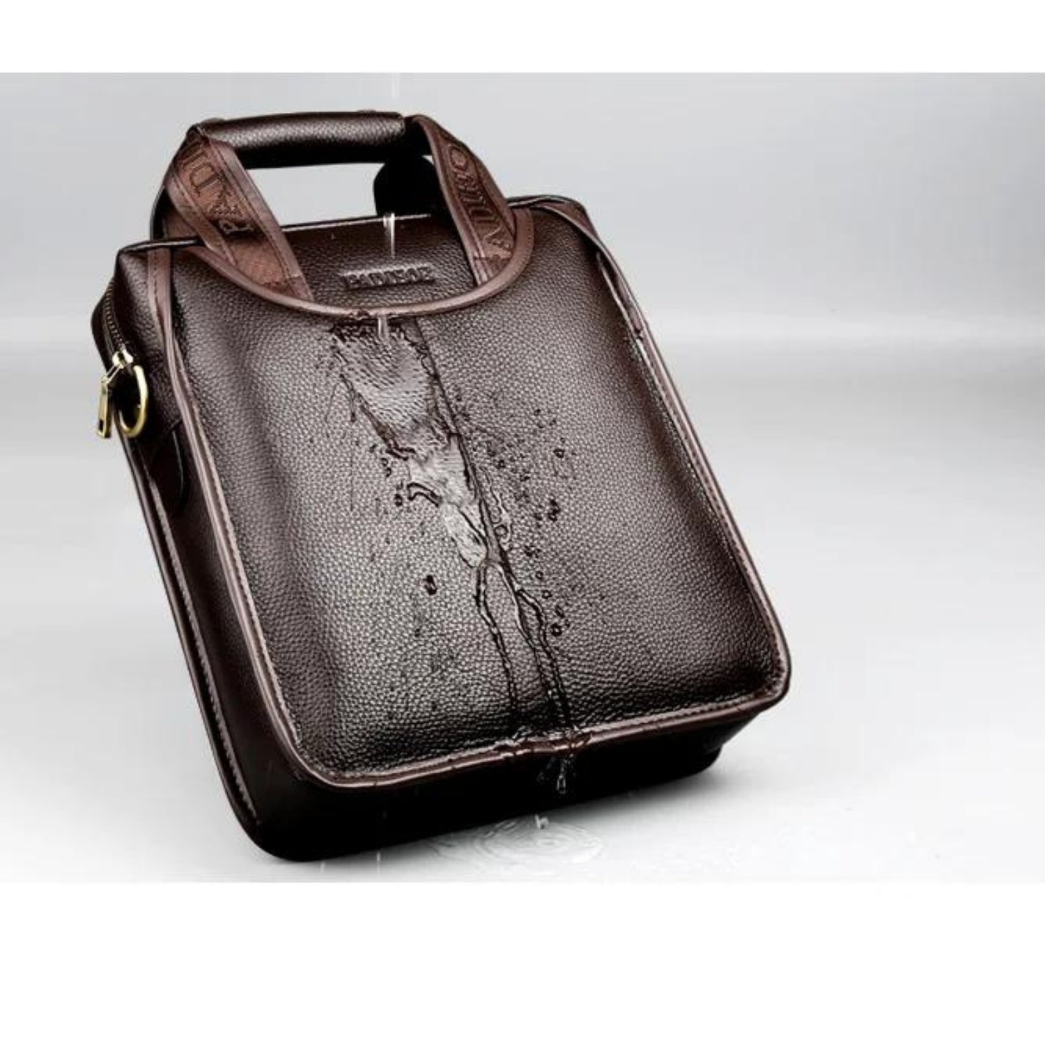 Sophisticated Vintage Leather Men’s Briefcase