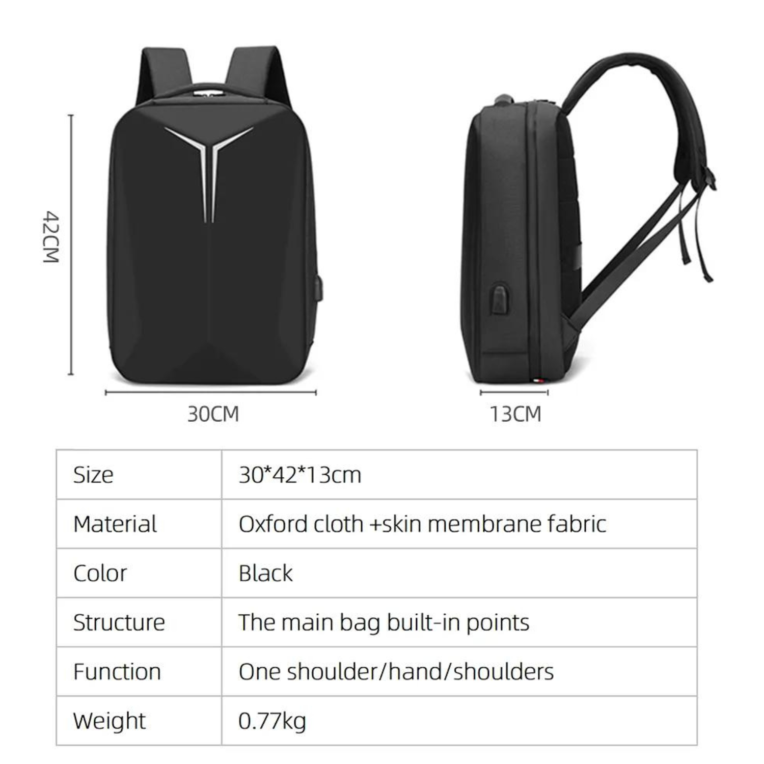 TechSavvy Commuter: 15.6" Laptop Backpack with USB Charging Port