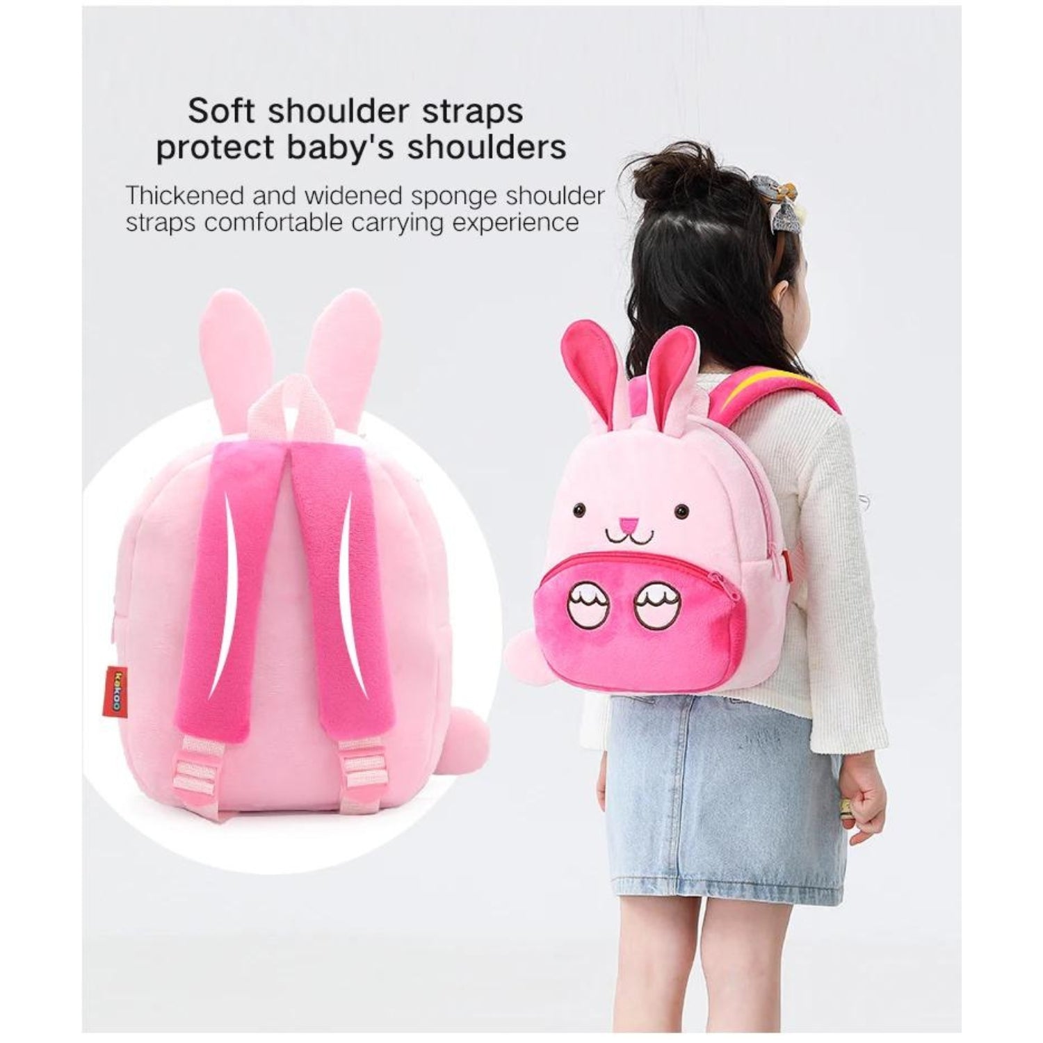 Soft Plush Animal Toddler Backpacks