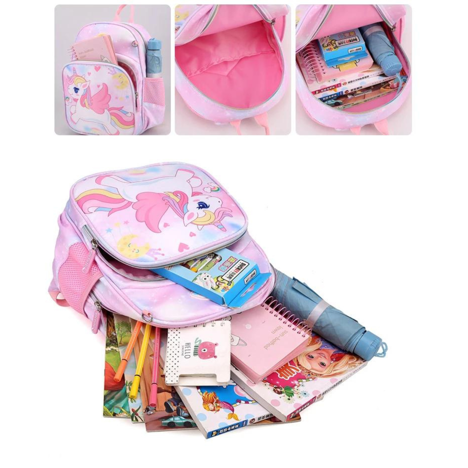 Magical Unicorn Princess School Backpack