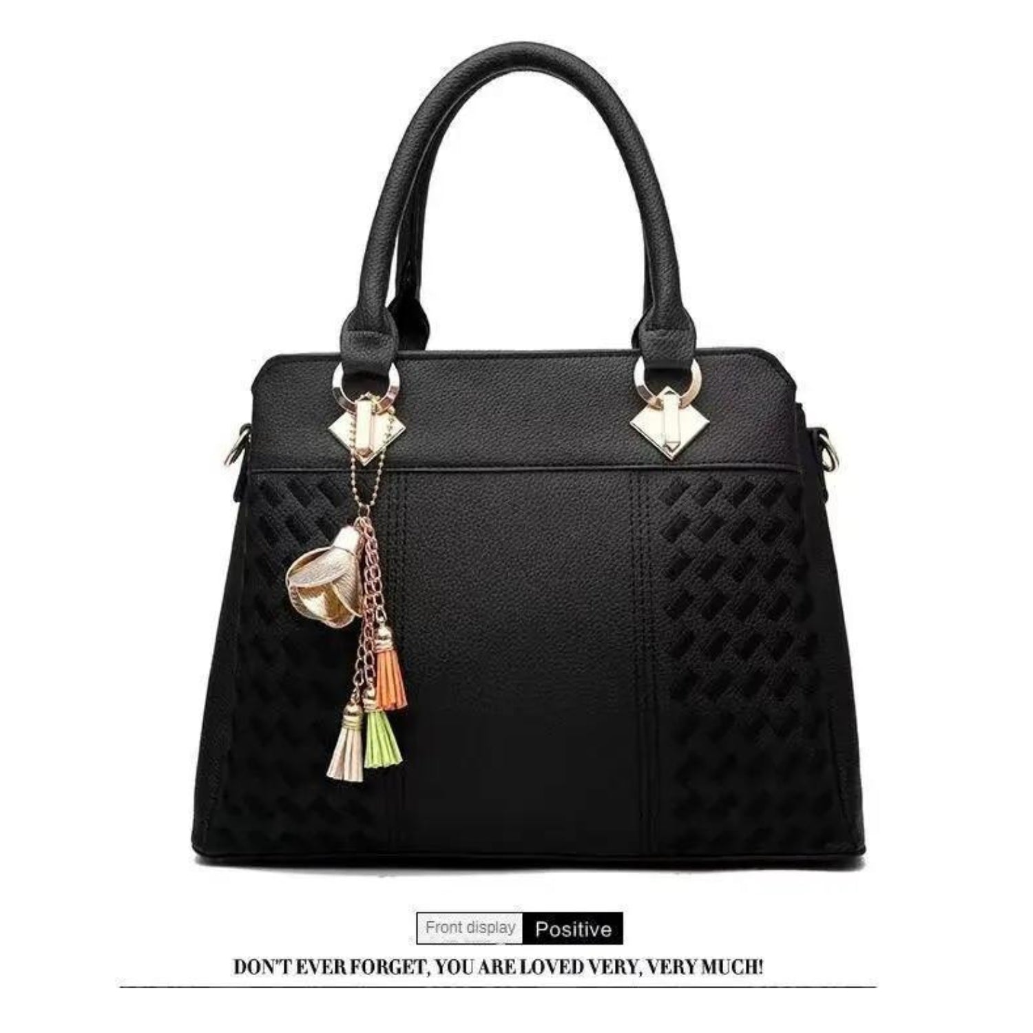 Elegant Korean Style Tassel Handbag – Chic Shoulder Crossbody Bag