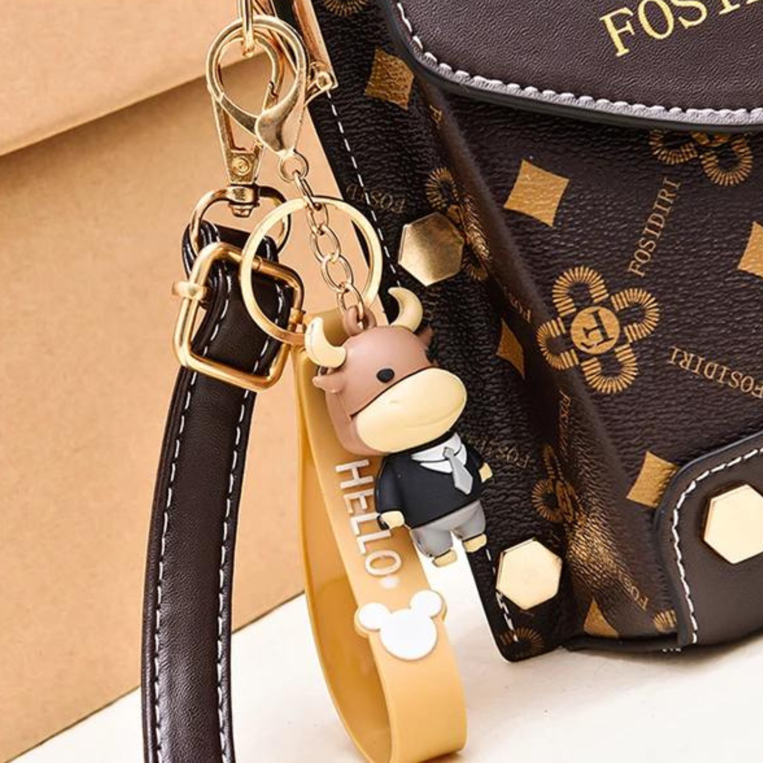 Chic Monogram Mini Crossbody Bag