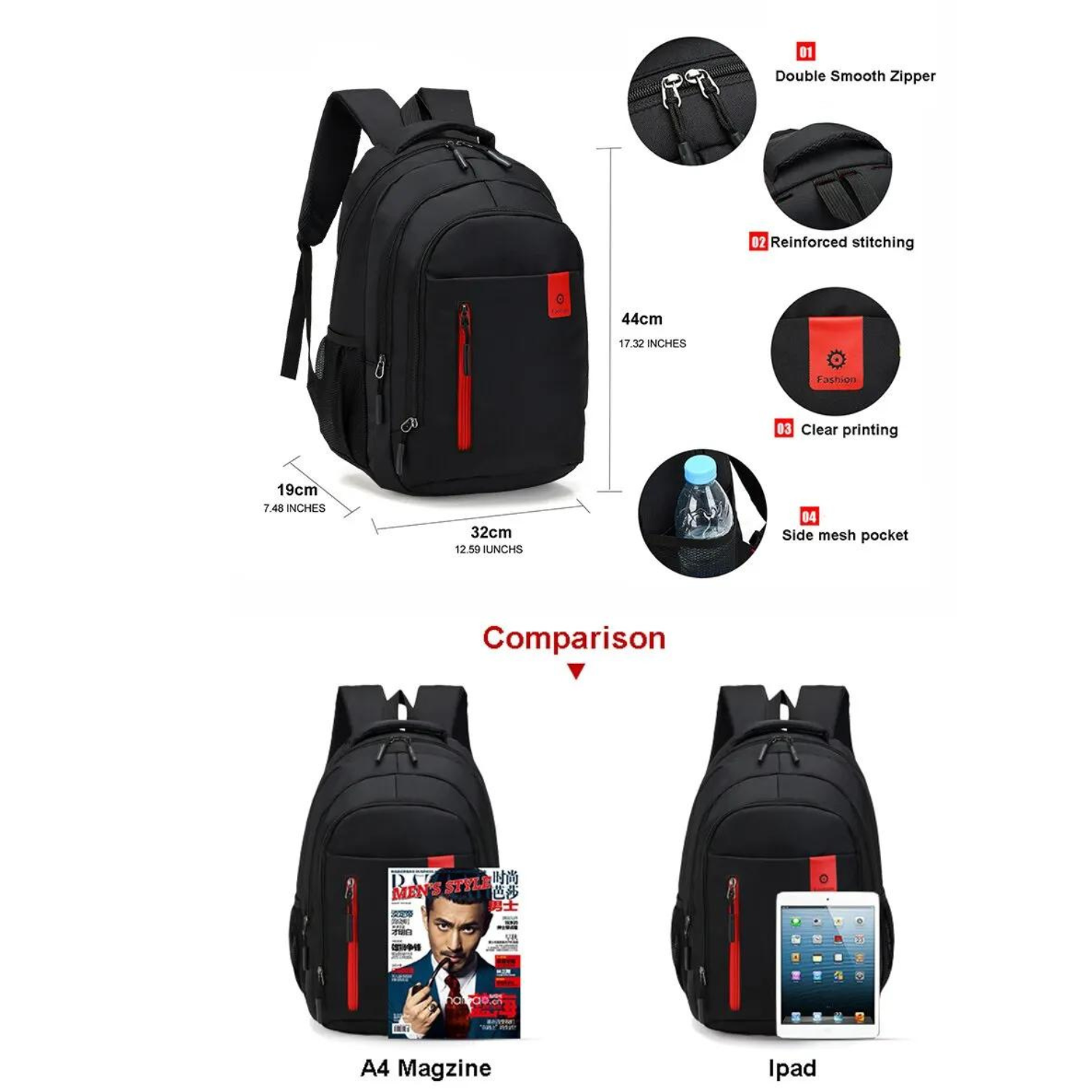 Durable Waterproof School and Outdoor Backpack