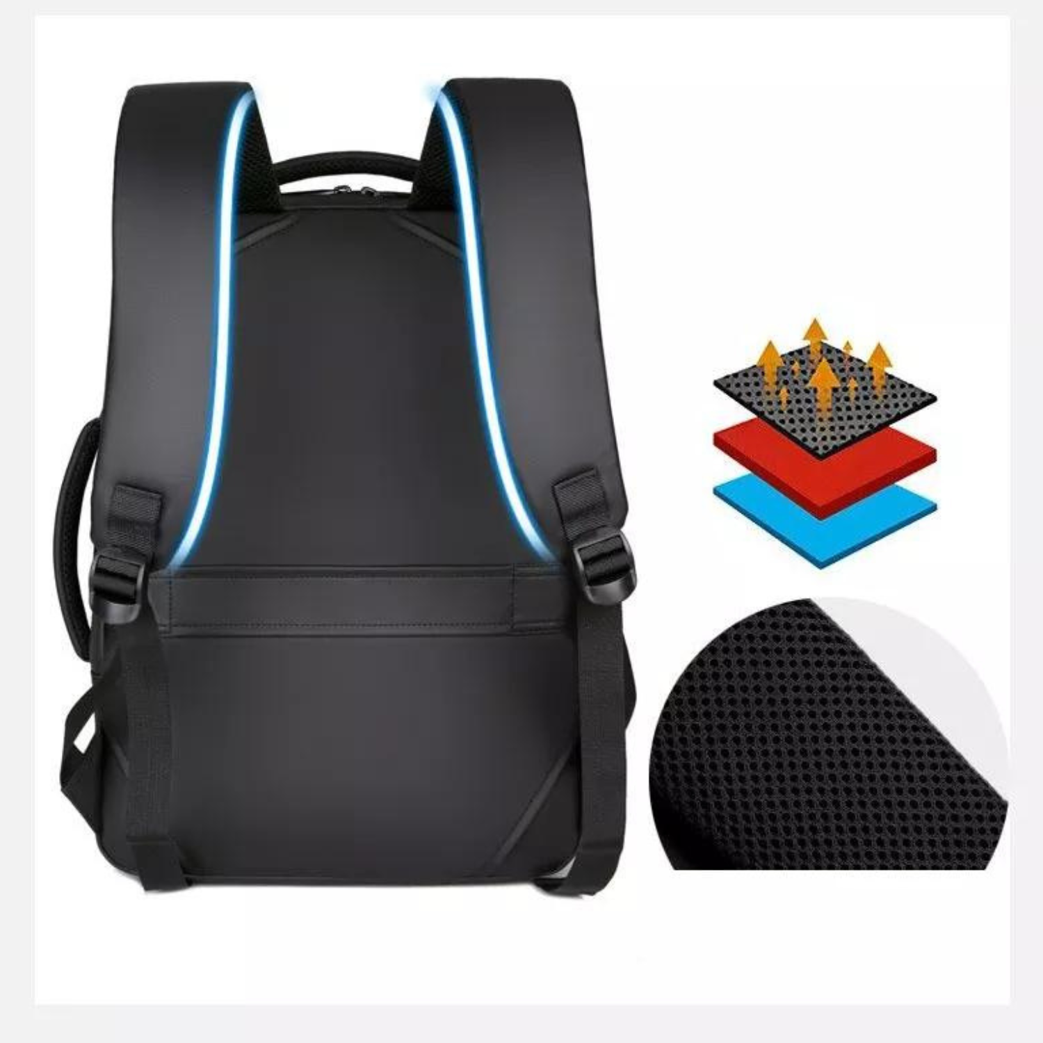 Sleek Business Backpack with USB Charging Port