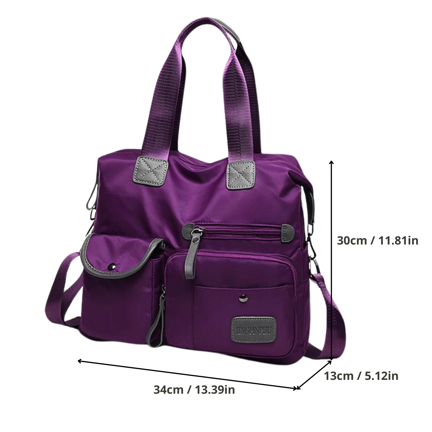 Versatile Nylon Messenger Bag - Chic & Practical