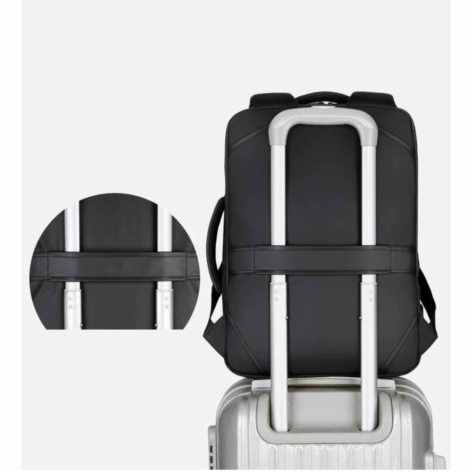 Sleek Business Backpack with USB Charging Port