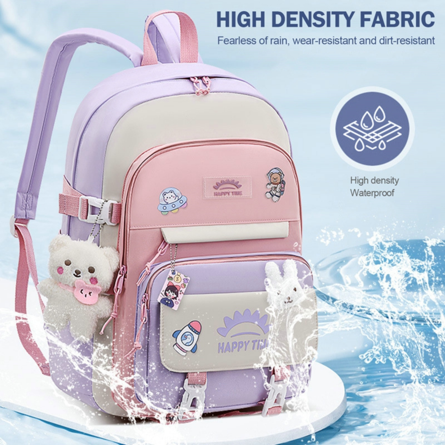 Chic Kawaii High School Backpack