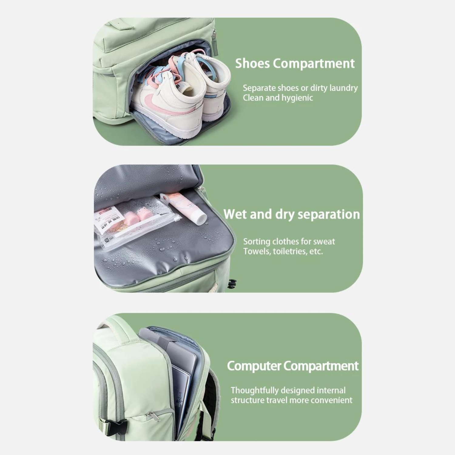 Multi-Functional Urban Travel Backpack