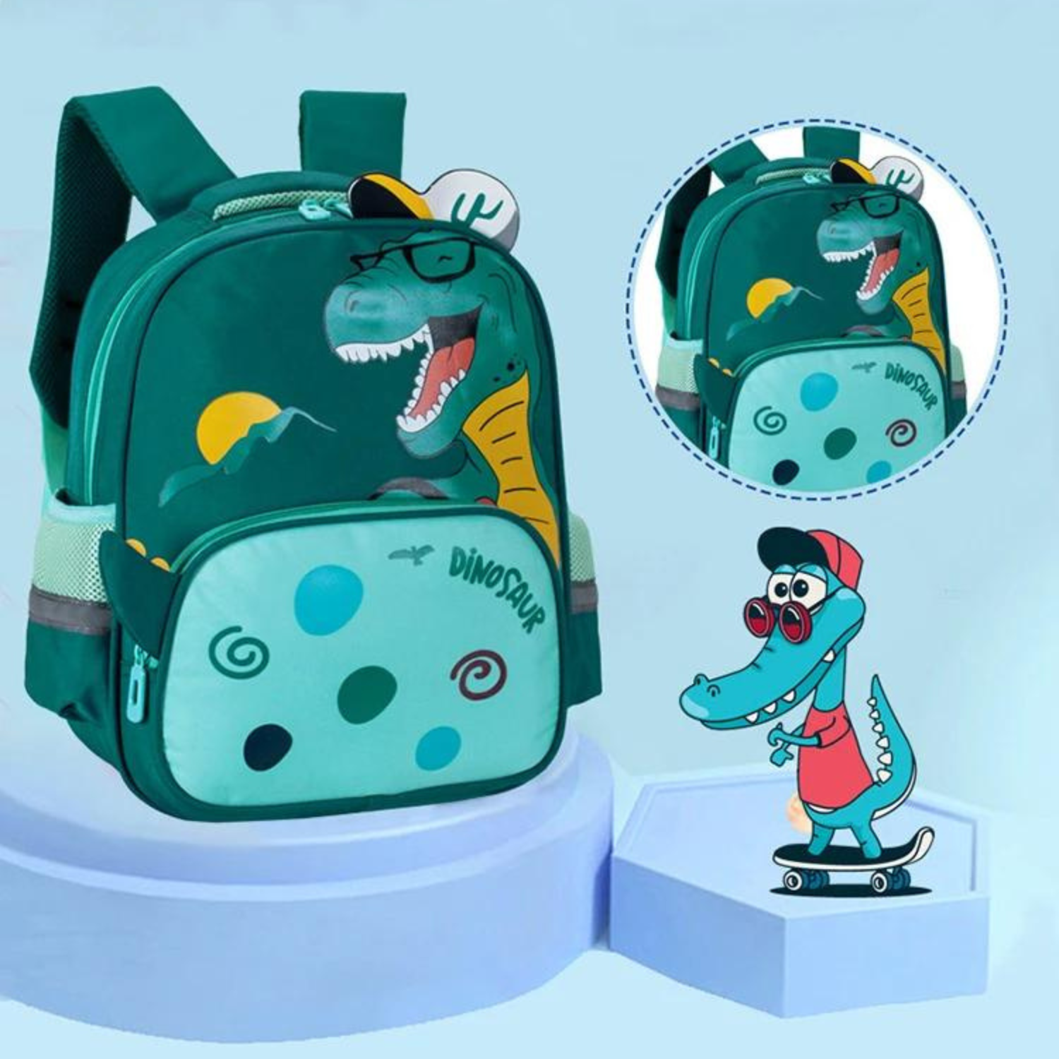 Jurassic Junior Backpack - Dino Delight for Little Explorers