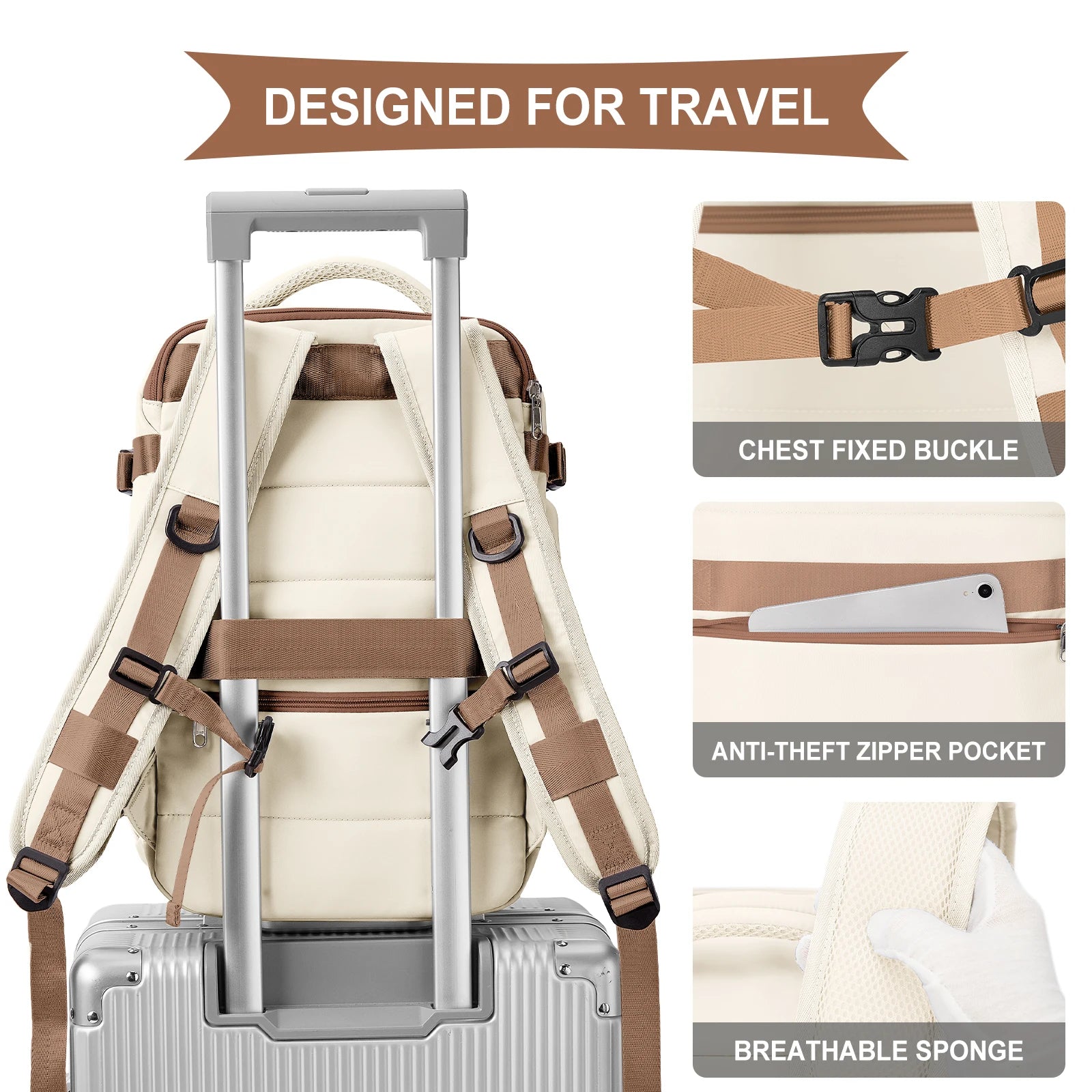 Travel-Optimized Carry-On Backpack for Ryanair & EasyJet