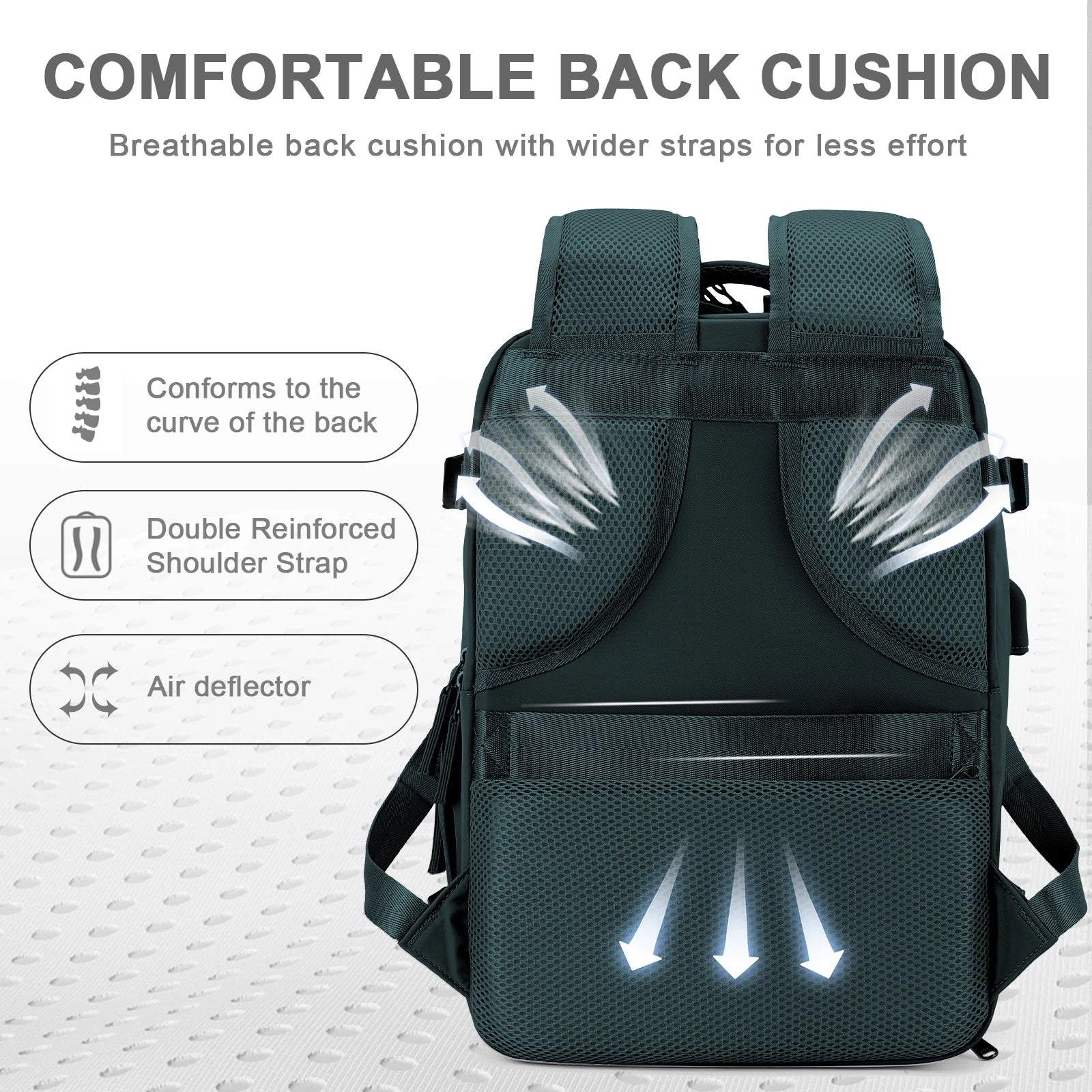 Versatile Cabin-Size Travel Backpack