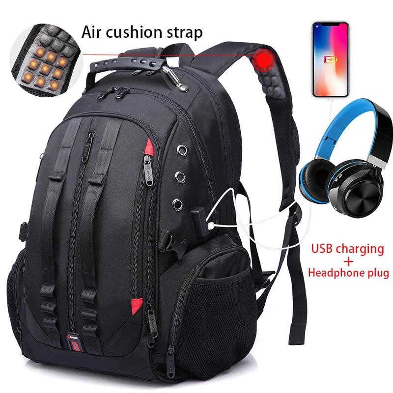 USB Charging Robust 45L Anti-Theft Travel Backpack