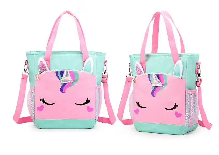 Enchanted Unicorn Trolley Backpack Set for Kids