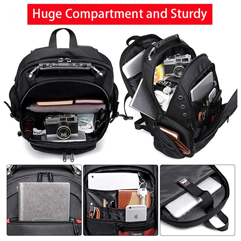 USB Charging Robust 45L Anti-Theft Travel Backpack