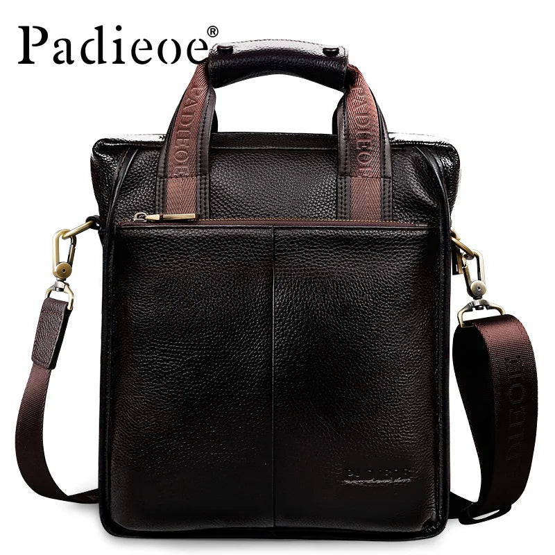 Sophisticated Vintage Leather Men’s Briefcase