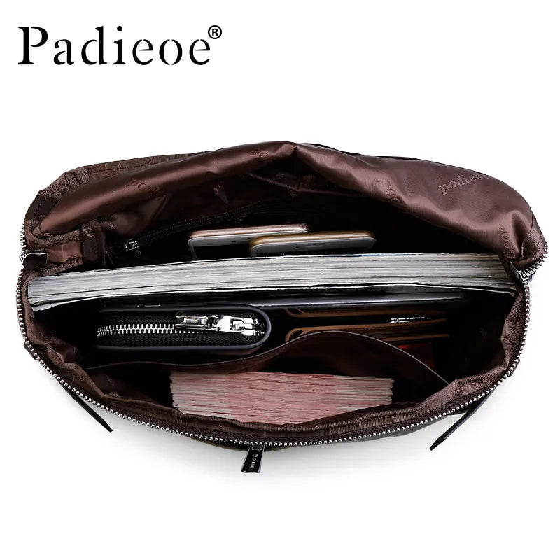 Sophisticated Vintage Leather Men’s Briefcase