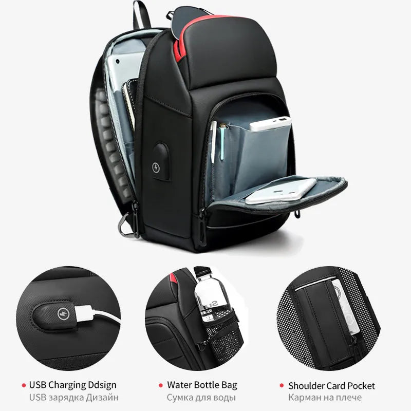 Eurcool Tech-Savvy Chest Bag with Wireless Charging