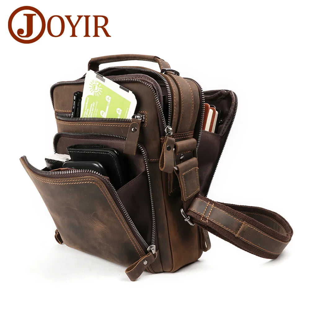 Joyir Genuine Leather Vintage Messenger Bag