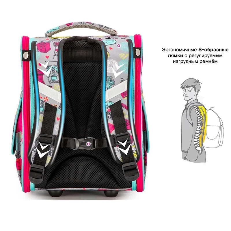 Enchanted Unicorn Orthopedic School Backpack