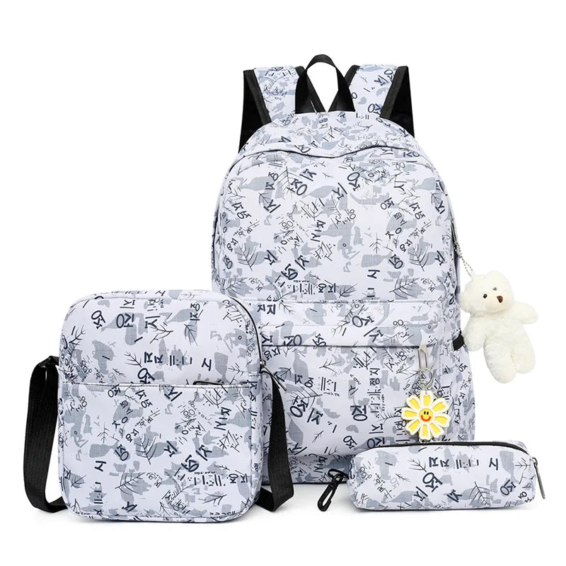 Polka-Dot Perfection 3-Piece School Set - Chic and Playful