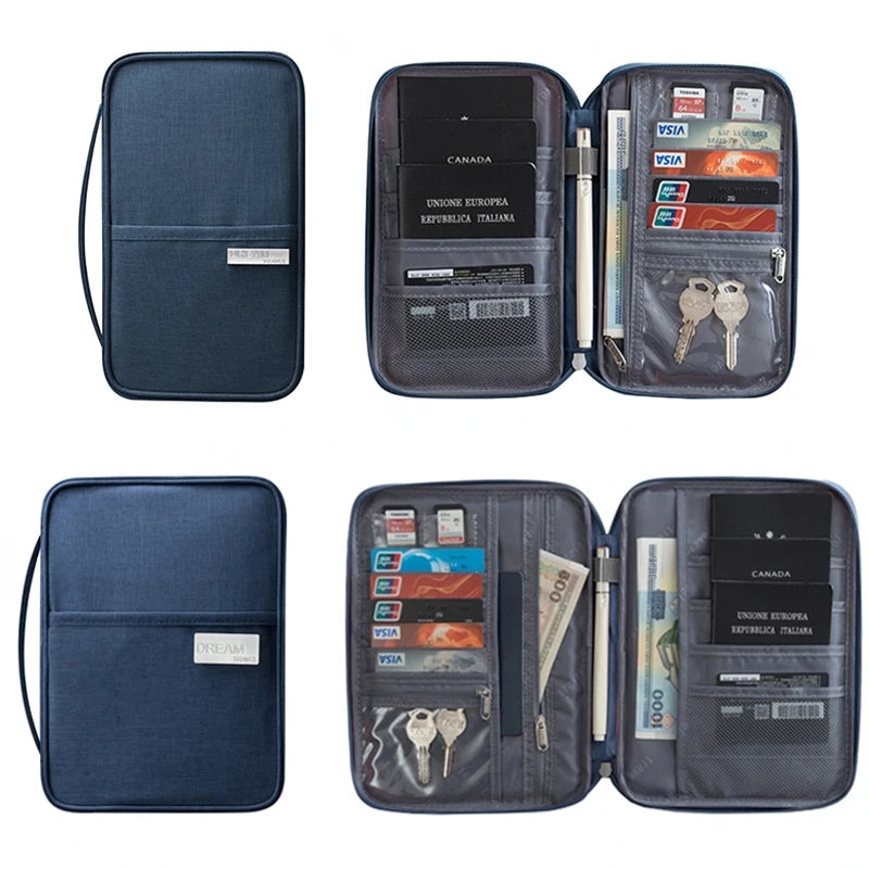 Sleek Travel Wallet & Passport Organizer