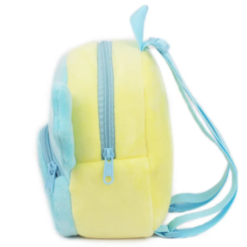 Whimsical Critter Plush Backpacks for Kids