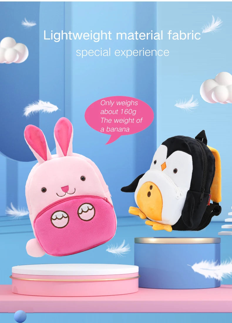 Zoo Buddies Plush Backpack Collection