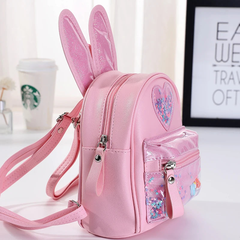 Sparkling Sequin Rabbit Mini Backpack