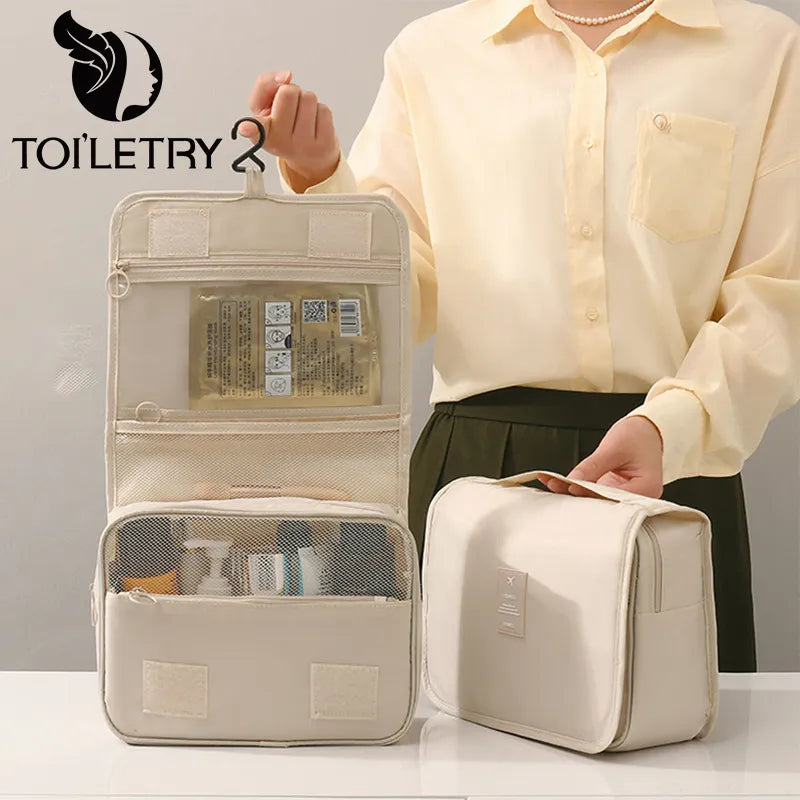 Versatile Foldable Toiletry and Cosmetic Travel Organizer