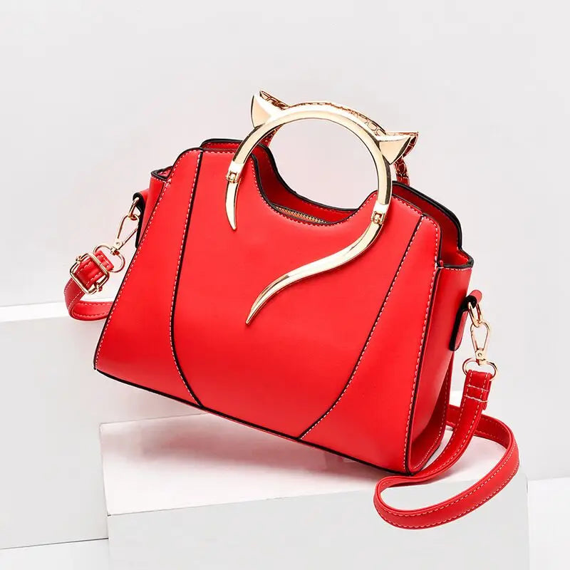 Vento Marea Women's PU Leather Handbag - Fashionable Soft Tote Shoulder Bag