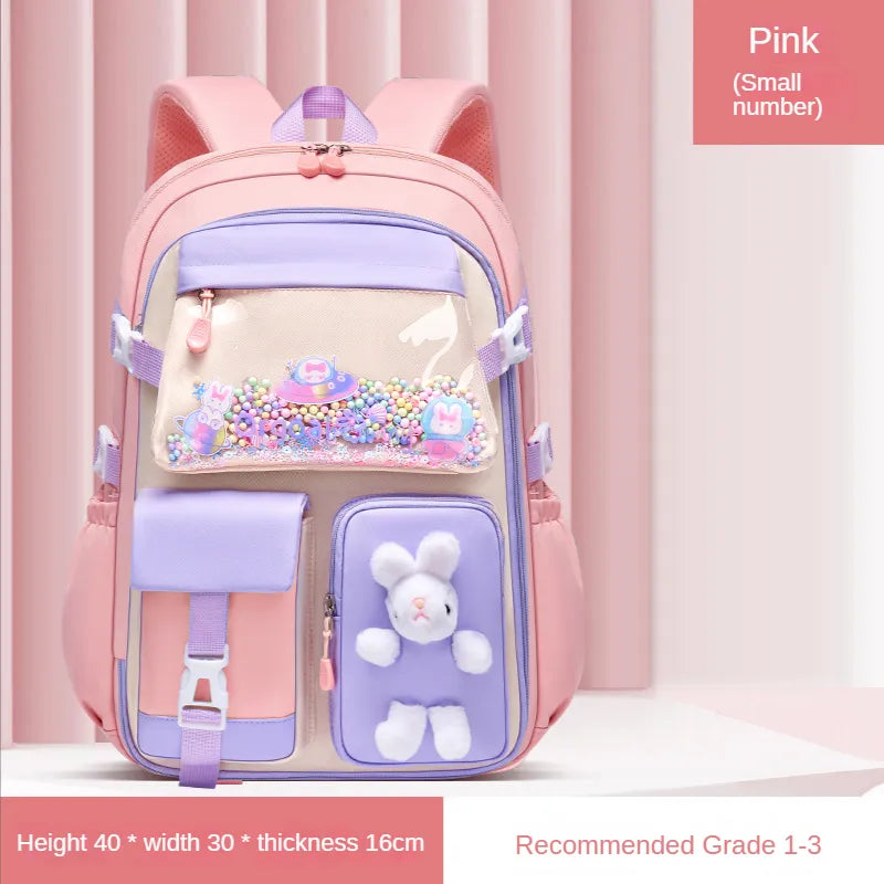 Pastel Dream Primary School Backpack - Kawaii Chic