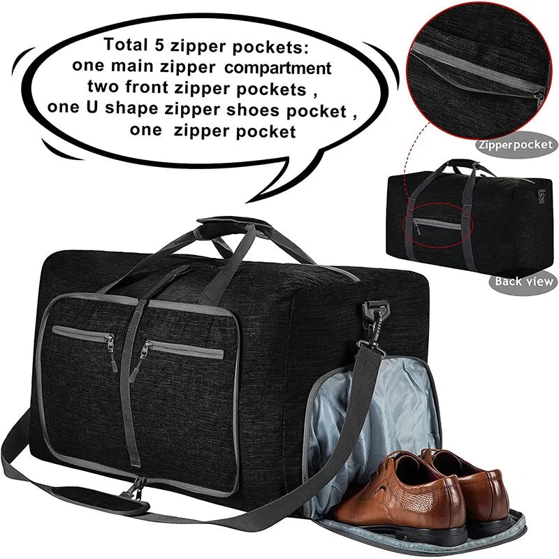 Explorer Elite: Versatile Travel Duffle with Smart Organizers