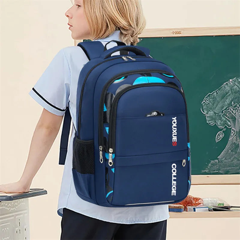 Sleek Waterproof School Backpack for Teens