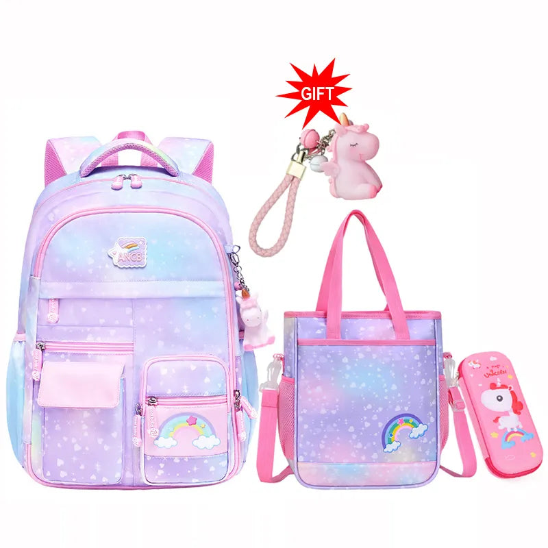 Galactic Sparkle Backpack Set with Accessories for Girls
