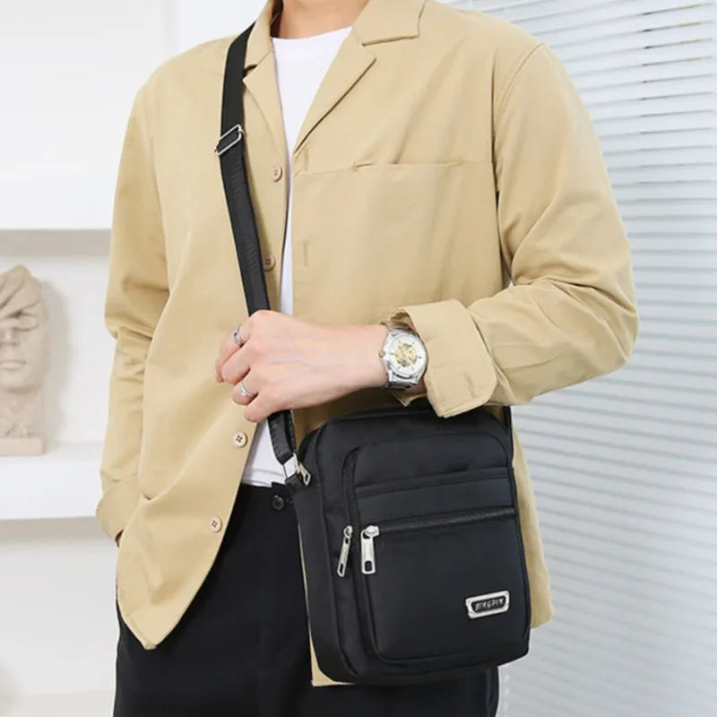 Business Leisure Multi-Layer Shoulder Bag