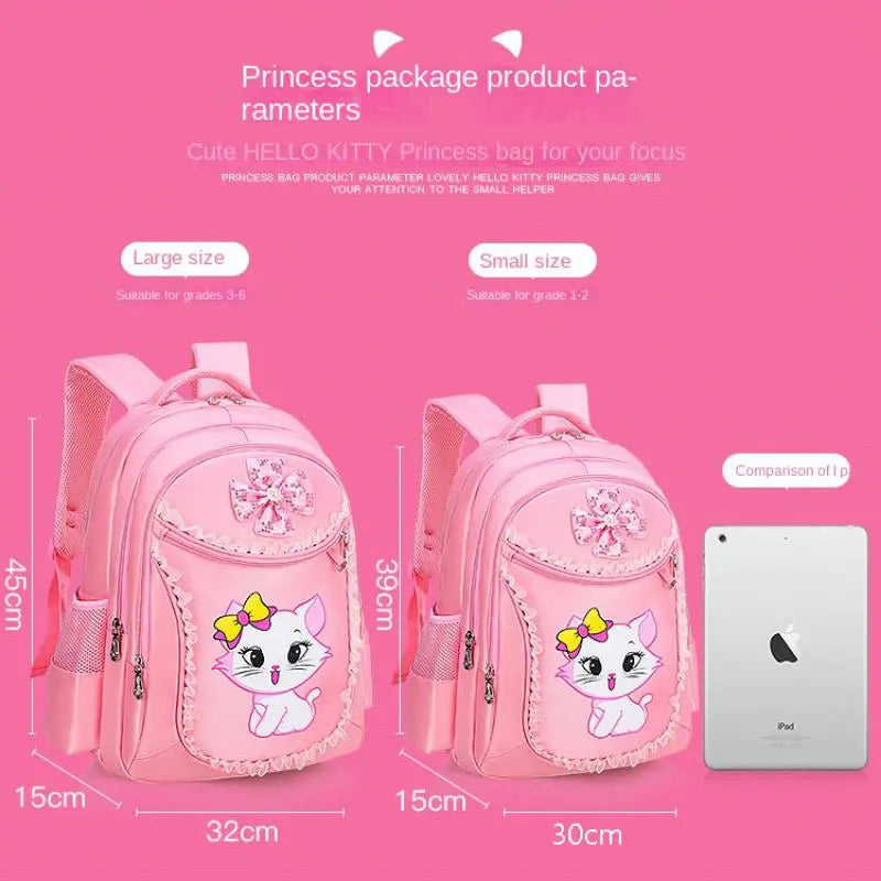 Cute Pink School Backpack For Girl Student Teenagers School Bag Set Children Backpack With Pencil case