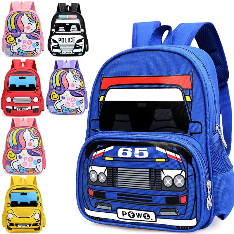 Racing Rendezvous Kids' Backpack - Zoom into School