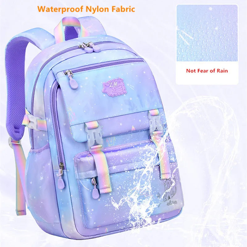 Pastel Dreams Waterproof Backpack for Kids